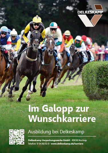 Delkeskamp News - DELKESKAMP ist Sponsor des Artländer Pferderenntags